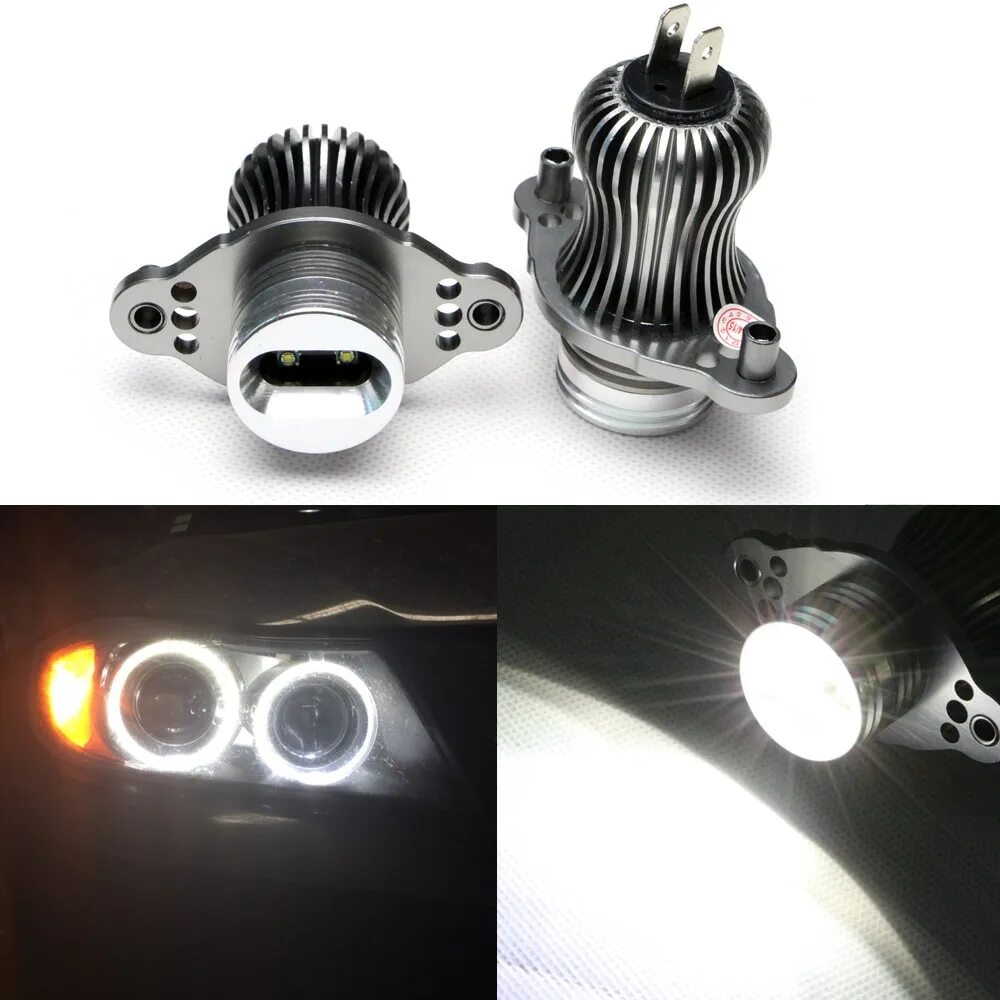 Лампочки ангельские глазки бмв. Лампы led Angel Eyes БМВ е90. Led лампы в ангельские глазки BMW e90. Диодные лампы на ангельские глазки на БМВ е90 Рестайлинг. Led маркеры для BMW e90.