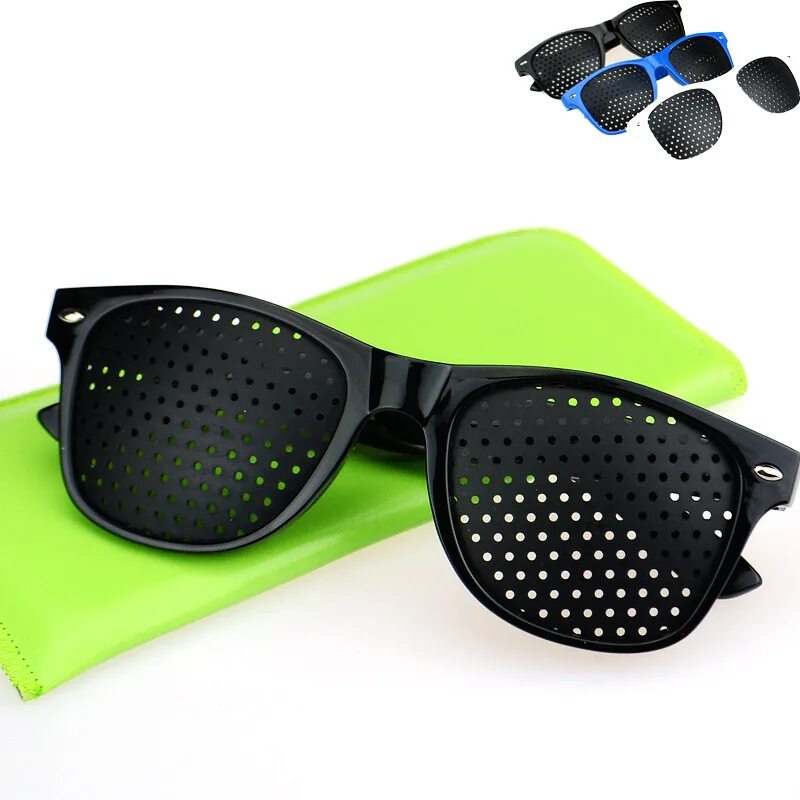 очки для исправления зрения. корректирующие очки. перфорационные очки-тренажеры алис. очки тренажеры для глаз. перфорационные очки.