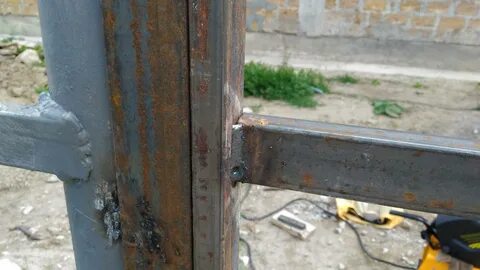 Сварить ворота из профильных труб 40х20