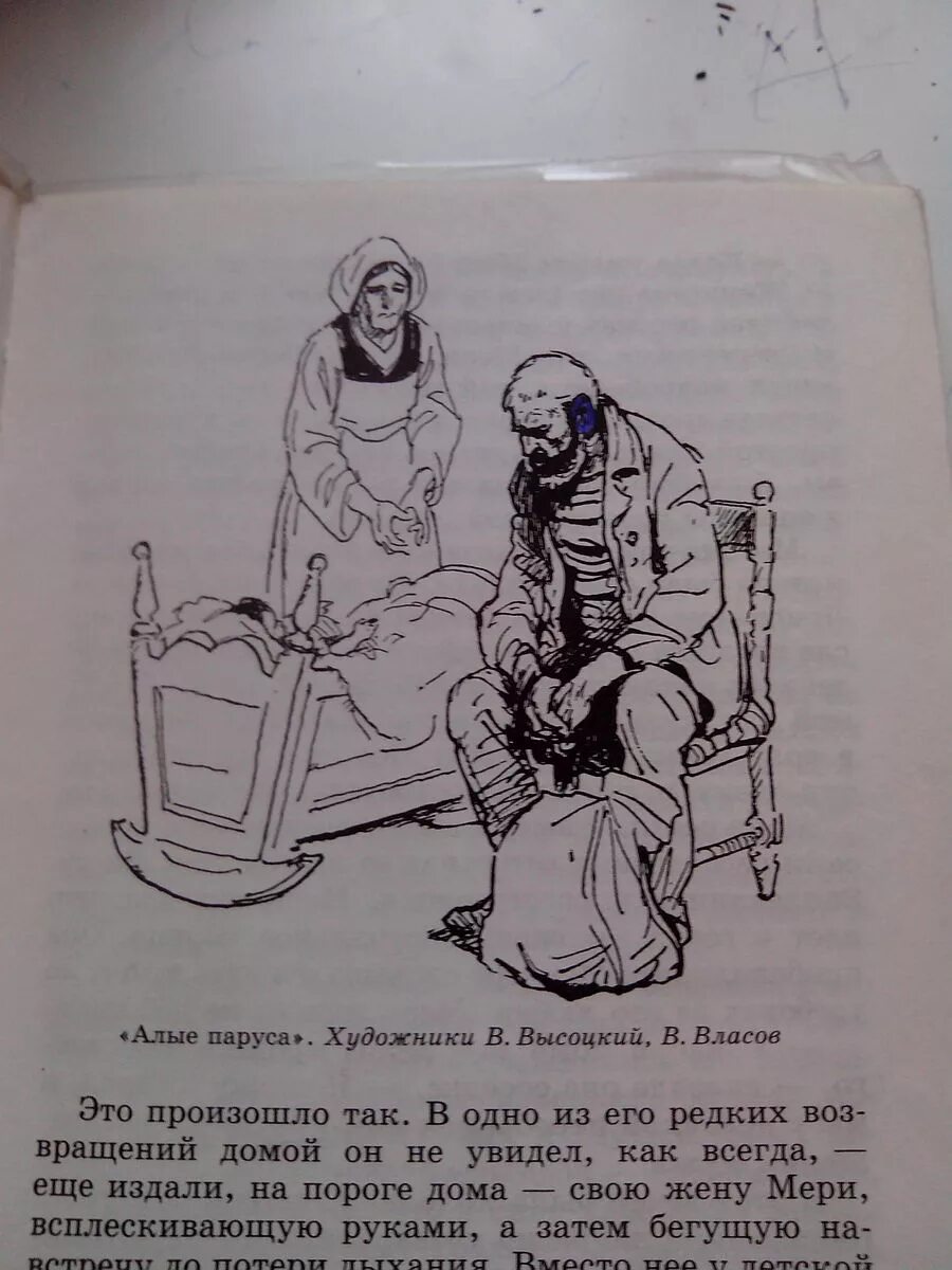 Алые паруса 6 класс коровина. Алые паруса художник Высоцкий. Алые паруса художники в Высоцкий в Власов. Описание иллюстрации Алые паруса Высоцкий Власов. Картина Алые паруса Высоцкий.