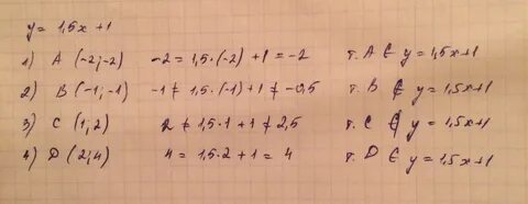 Принадлежит ли точка а 2 2