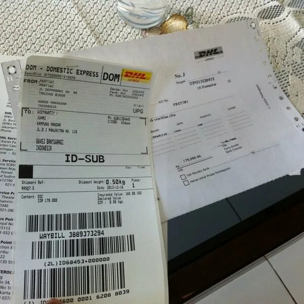 DHL Receipt. Отделение почты DHL В США. DHL Receipt download.