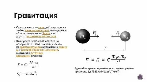 В чем состоит гравитация