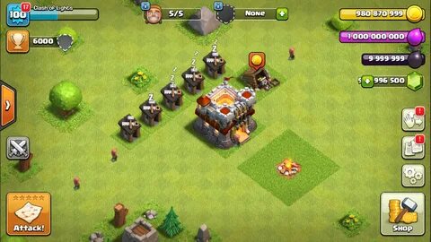 Clash of Clans 11496 Mod Apk (Unlimited Gems) .
