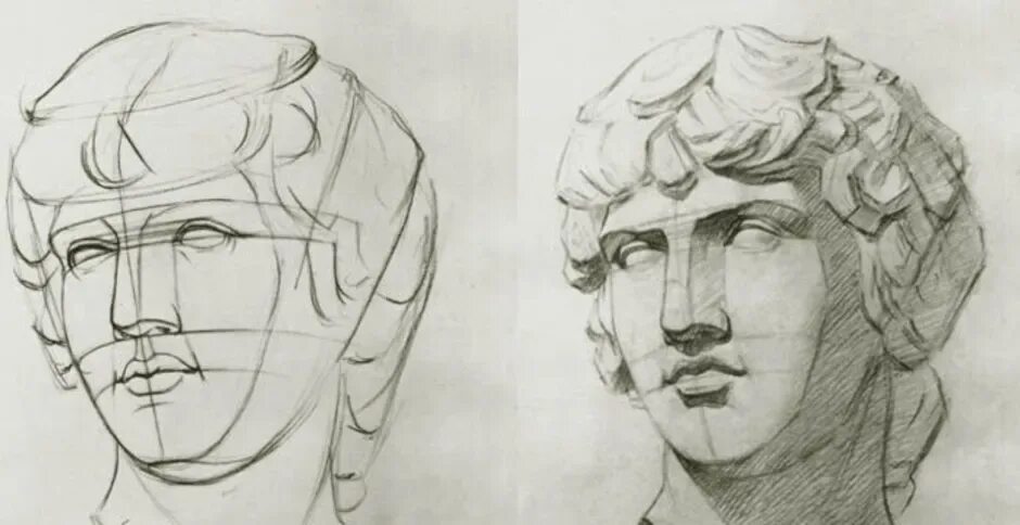 Гудон обрубовка. Гипсовая голова гаттамелата академический. Гипсовая голова гаттамелата построение. Гипсовая голова дианы построение. Обрубовка дюрера.