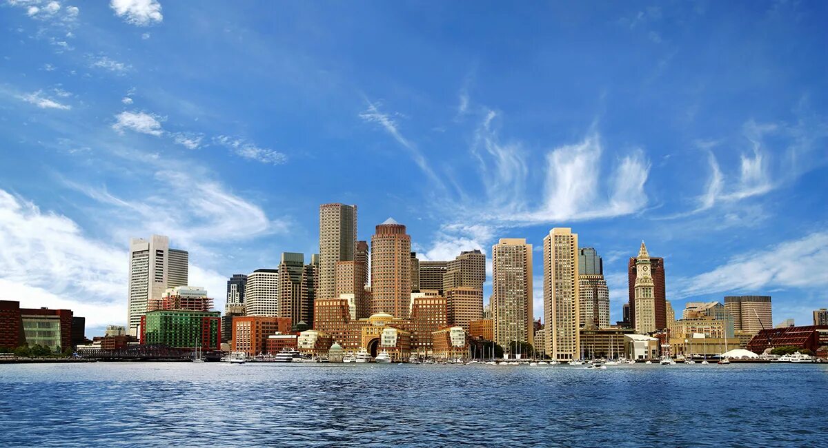 Over view. Бостон, Массачусетс. Boston Skyline. Бостон в Калифорнии. Северная Америка Бостон.