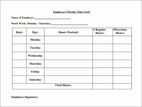 Regular working hours