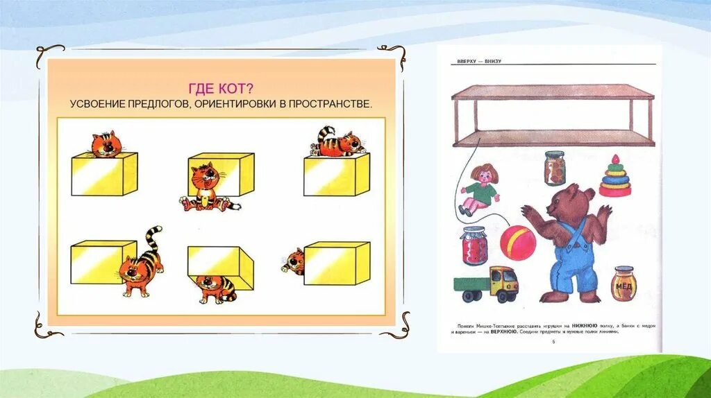 Составила где. Занятие по ориентировке в пространстве. Расположение предметов на плоскости. Пространственные представления. Игры на ориентировку в пространстве.