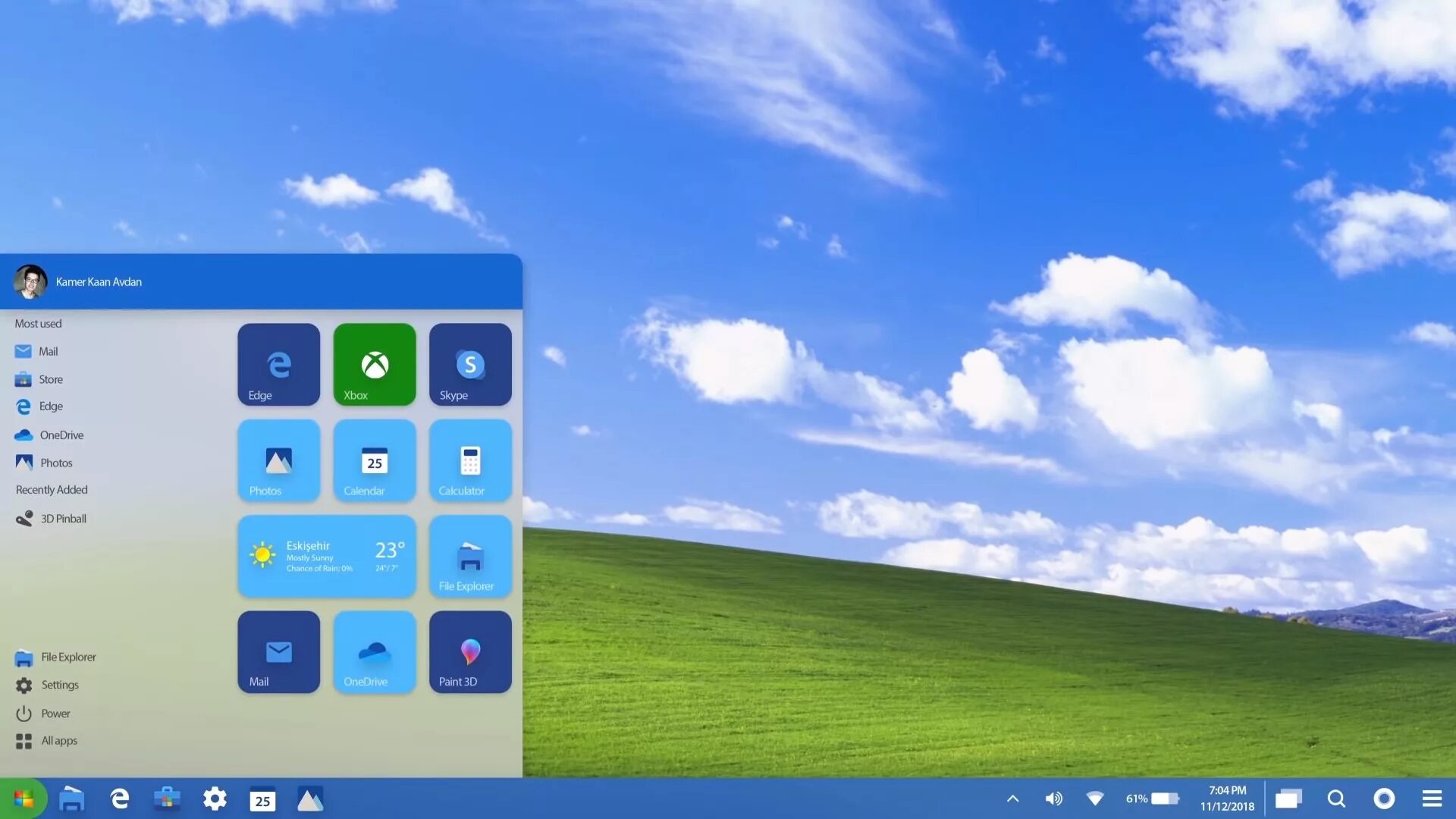 Чем отличаются windows 11. Виндовс 11 концепт. Виндовс хр 11. Windows 11 картинки. Windows 11 рабочий стол.
