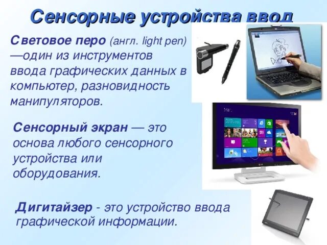 Сенсорные устройства ввода информации. Сенсорные устройства. устройство сенсорного экрана. сенсорные устройства ввода.