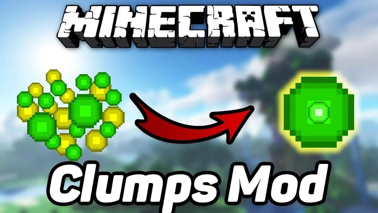Мод clumps. Clumps майнкрафт. clumps 1.19.2. clumps-3.1.2.