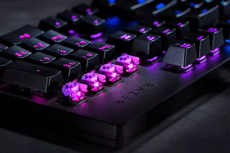 Лучшая мембранная клавиатура для игр. Razer huntsman. механическая клавиатура razer. razer huntsman (rz03-02521100-r3r1). razer opto-mechanical switch.