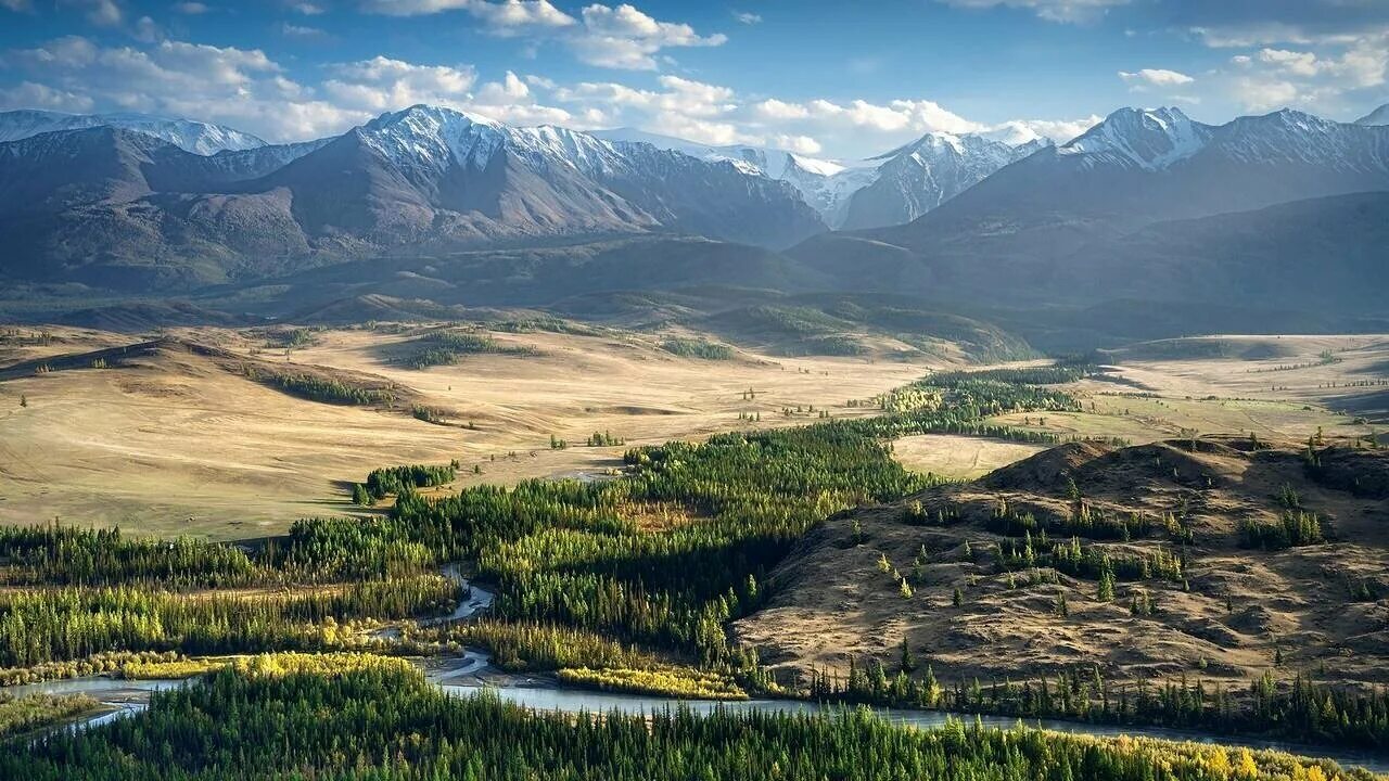 Курайская степь в Горном Алтае - место, где случился самый мощный потоп в истори