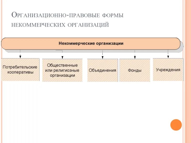 Варианты некоммерческих организаций