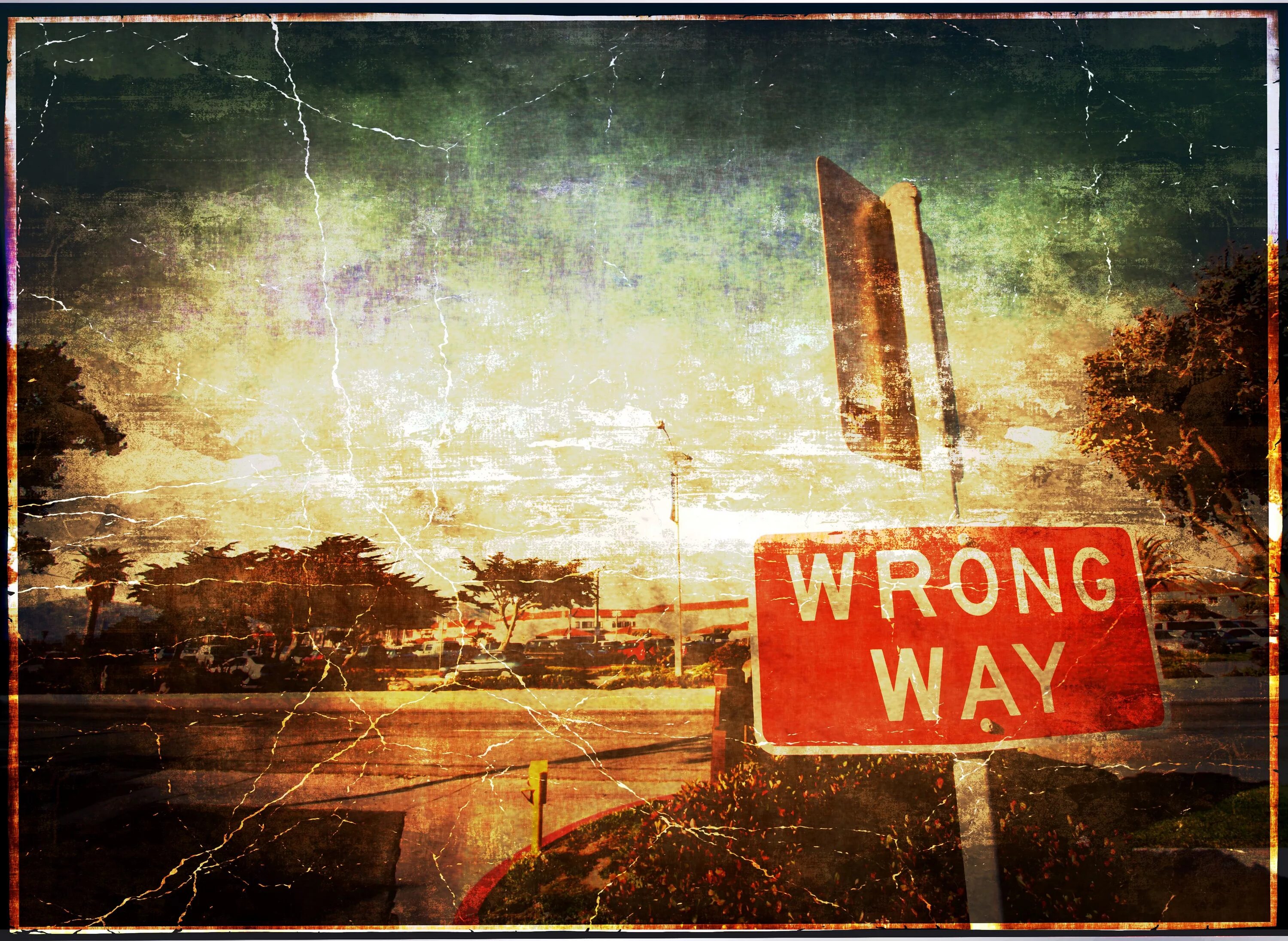 When everything is gone. Wrong way. Знак wrong way. April wrong way. Обои wrong way.