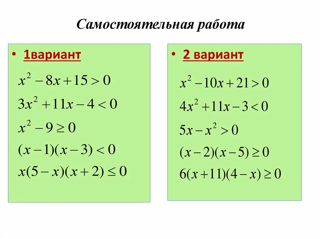 Самостоятельная подготовка к огэ по математике. Неравенства ОГЭ. Уравнения и неравенства ОГЭ. Квадратичные неравенства ОГЭ. Решение неравенств ОГЭ.