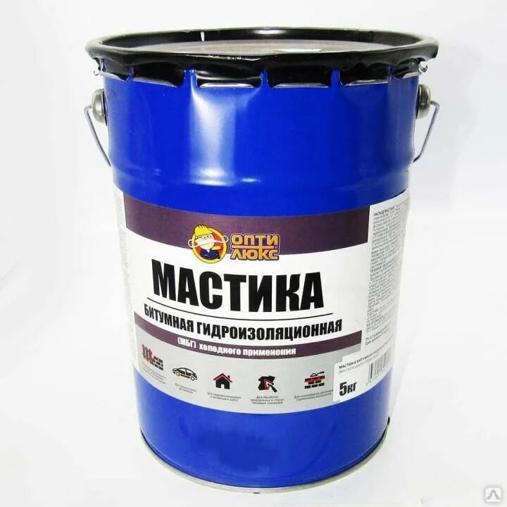 Мастика гидроизоляционная 5 кг