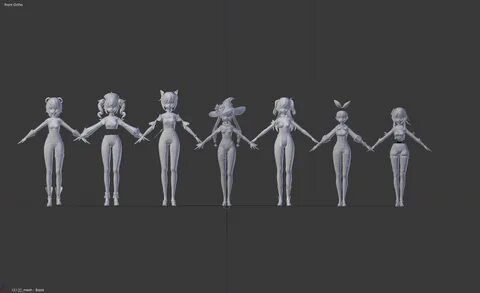 Genshin impact 3d models