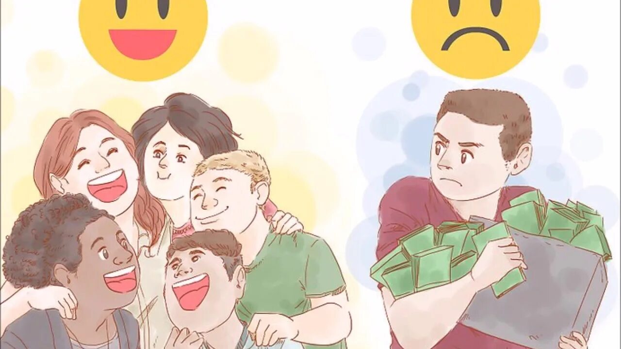 He lived happy life. Счастливый человек иллюстрация. the how of happiness. happiness cartoon edition. how to be a happy life.