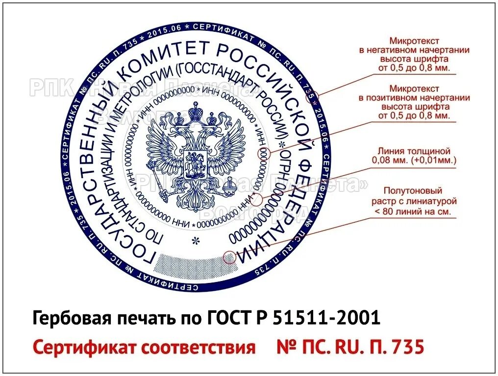 Как будет выглядеть печать. Гербовая печать гост 51511-2001. гост печати 51511-2001. стандарт гербовой печати российской федерации. гост на гербовую печать российской федерации.