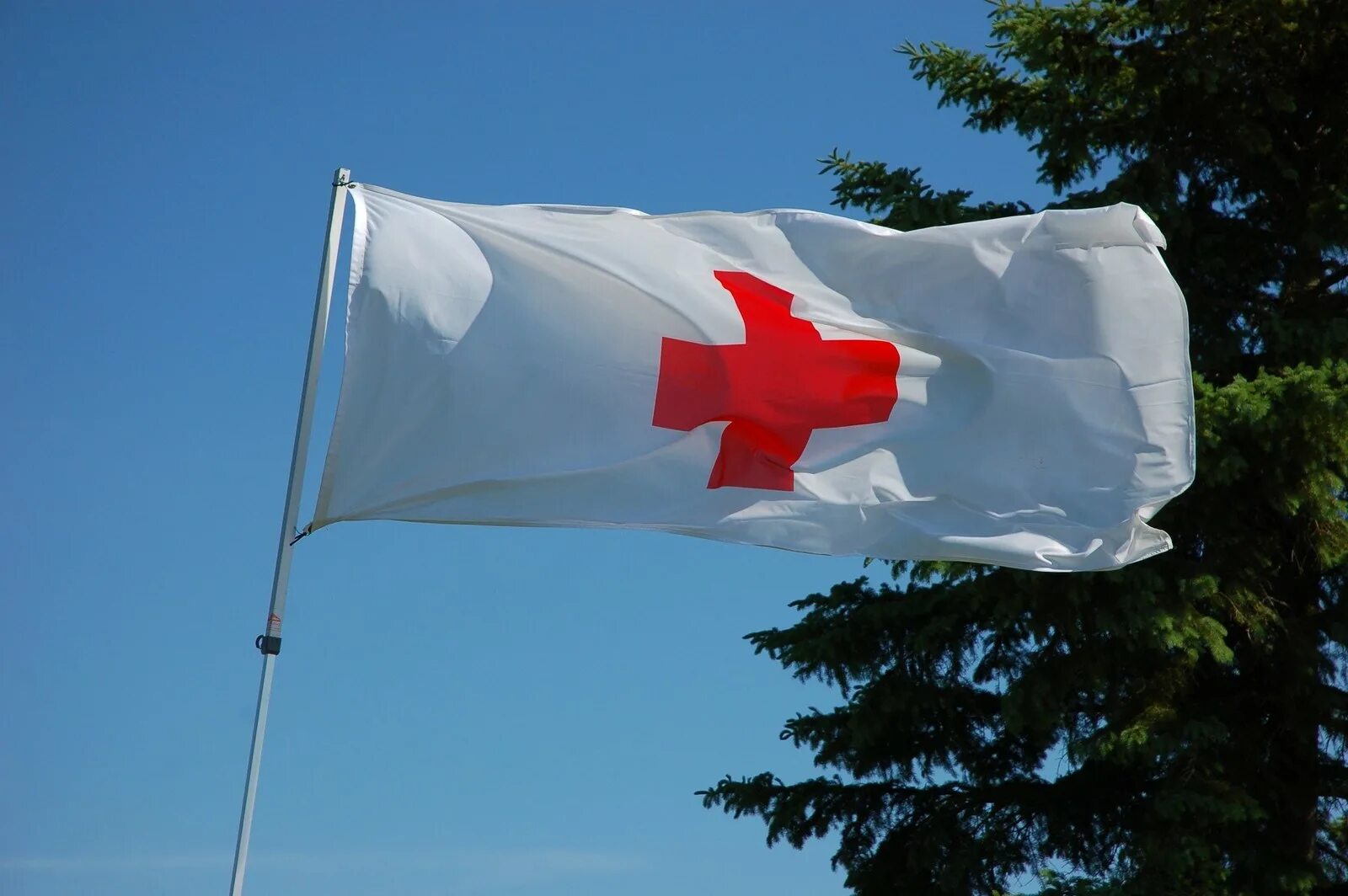 Red cross flag