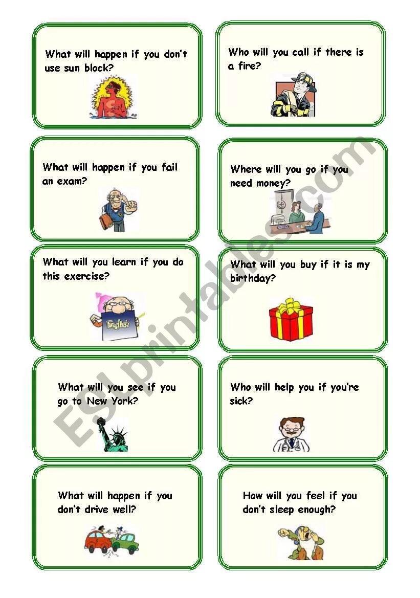 1 conditionals speaking. First conditional вопросы. first conditional speaking cards. conditionals карточки. карточка first conditional.