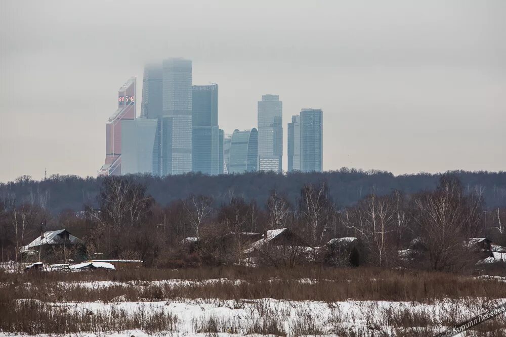 Terekhovo, unique 400 years old tiny village inside Moscow. Sadly demolished in 