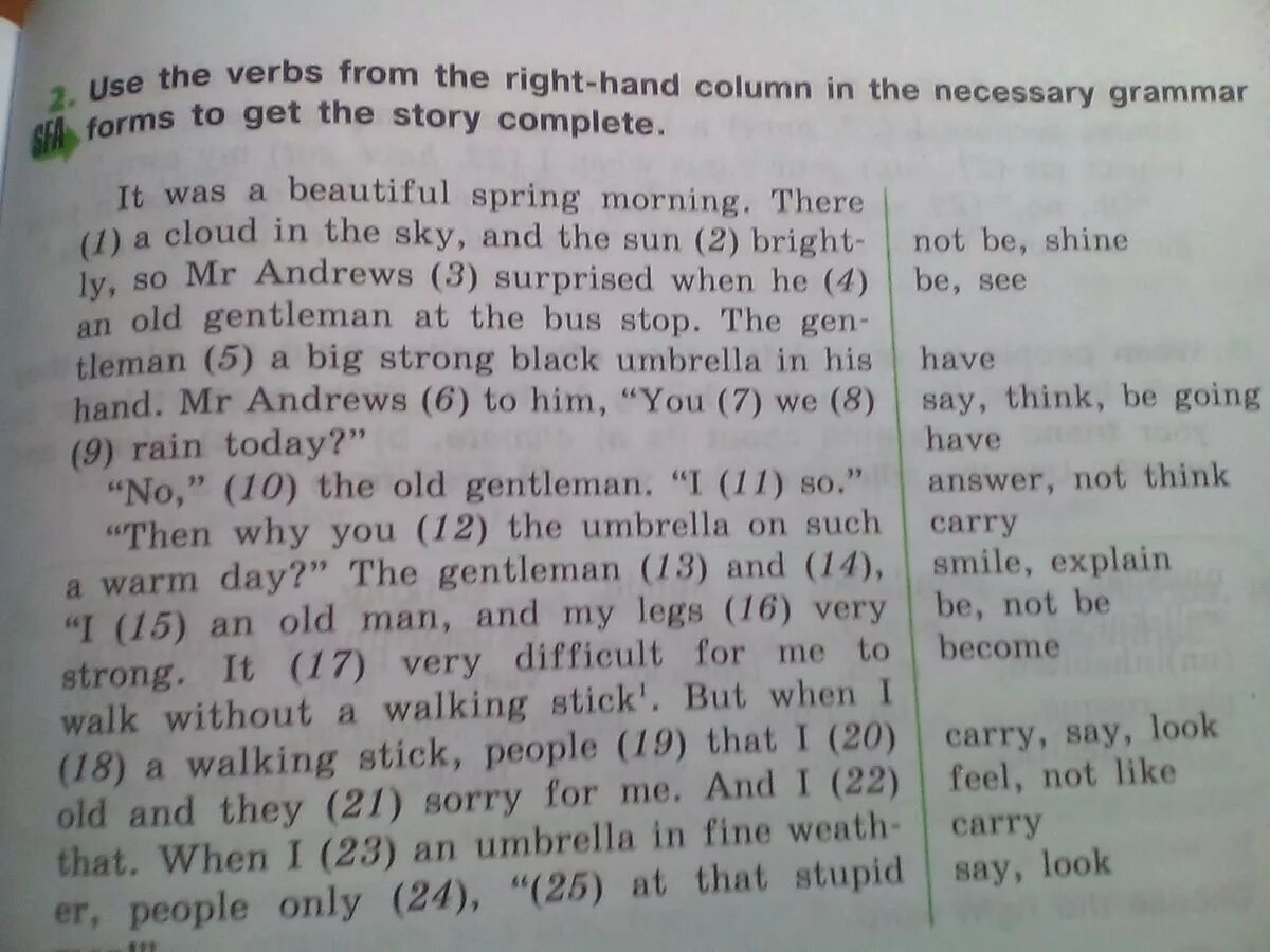 Choose the necessary word. Формы слова necessary. Use the necessary forms of the verbs on the right to complete the story 5 класс. Use the verbs from the right-hand column in the necessary Grammar forms to get the story complete. Use the right forms to complete.