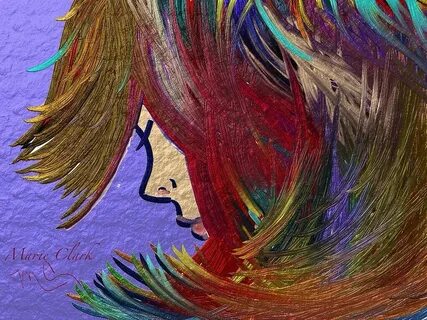 Painted hair