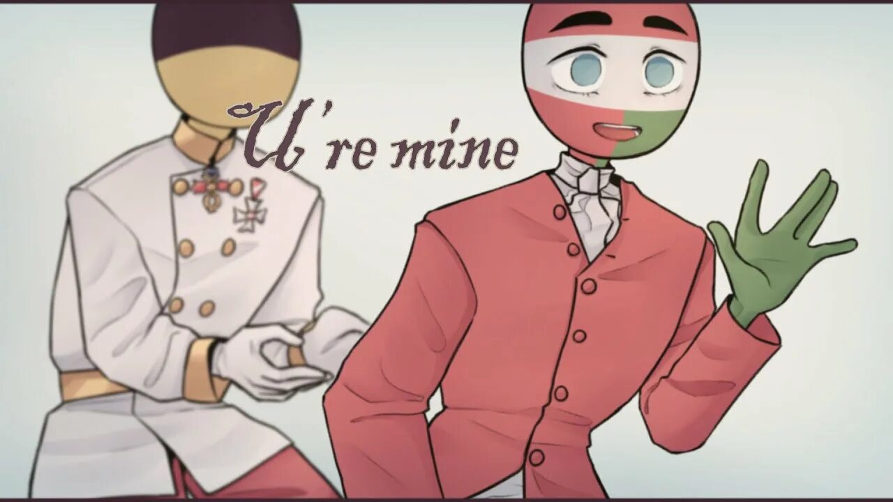 Ги и Австро-Венгрия Countryhumans.