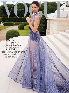 Erica Baxter featured on the Vogue Australia cover from November 2013.