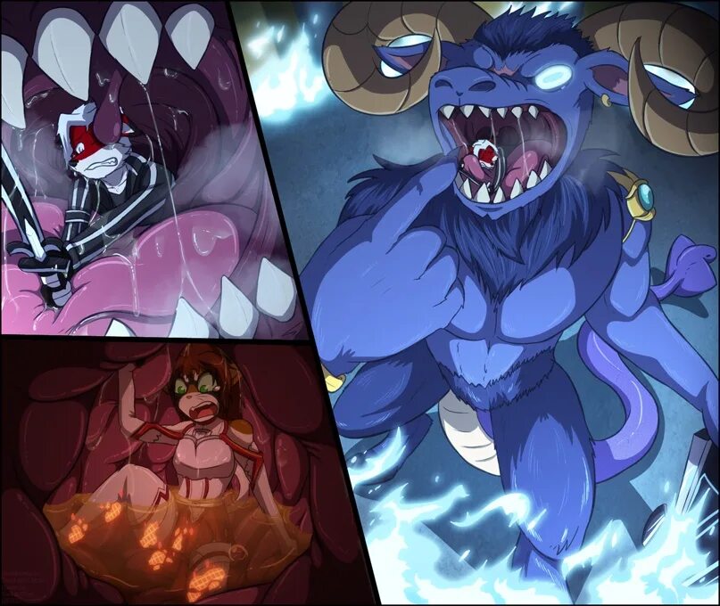 Vore hunter. Bull vore. майнкрафт мод фурри vore.