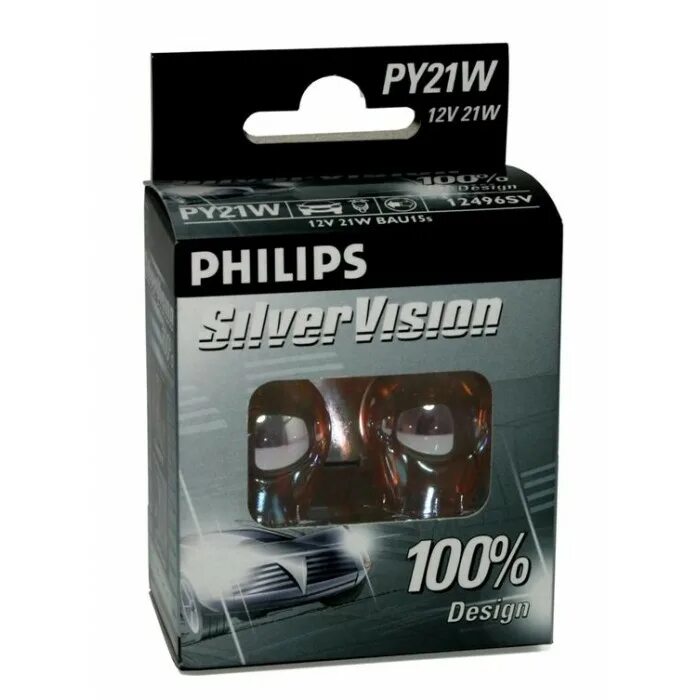 Лампа Silver Vision 12v wy21w. Лампа Philips py21w 12v 21w bau15s b2 SILVERVISION. Лампа 12v py21w 21w Philips SILVERVISION 2 шт. Блистер 12496svb2. Лампа накаливания Philips 12v py21w 21w оранжевая 2 шт 12496svb2.