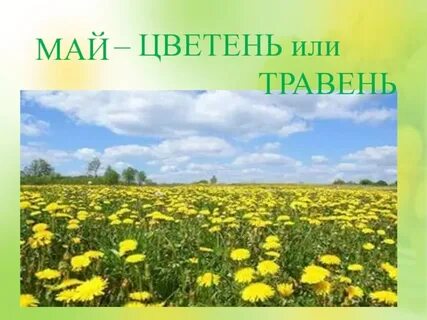 Зовут май