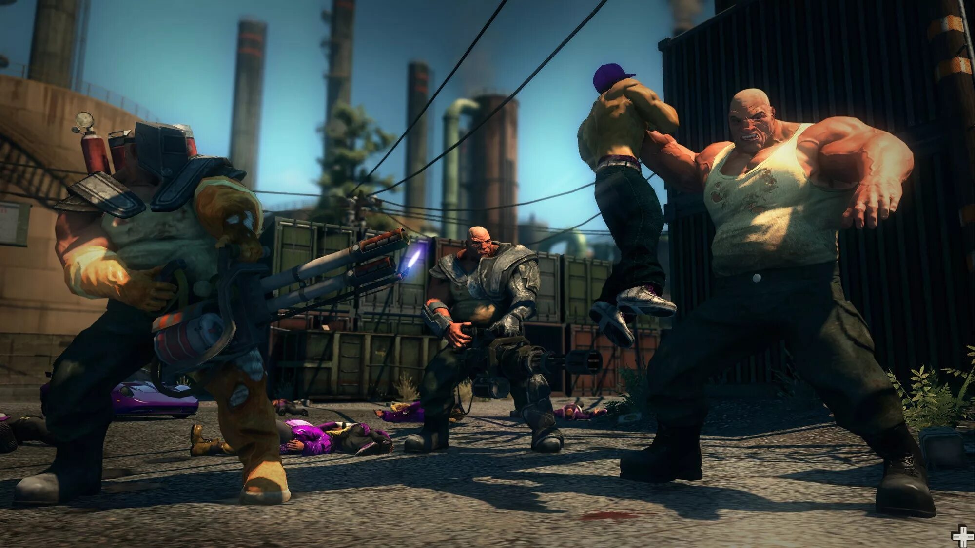 Саинтс ров 3. Saints Row 3 амбалы. Громила Saints Row 3.
