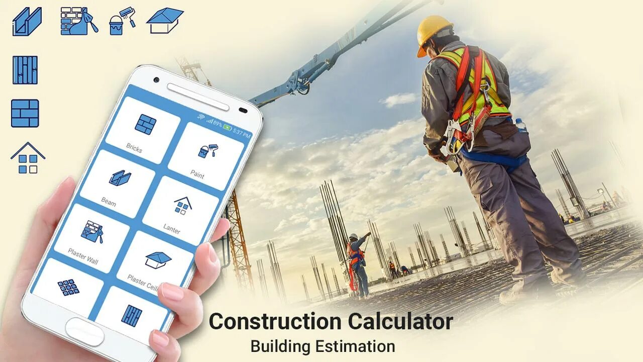 Construction calculation. Calculator Builder.