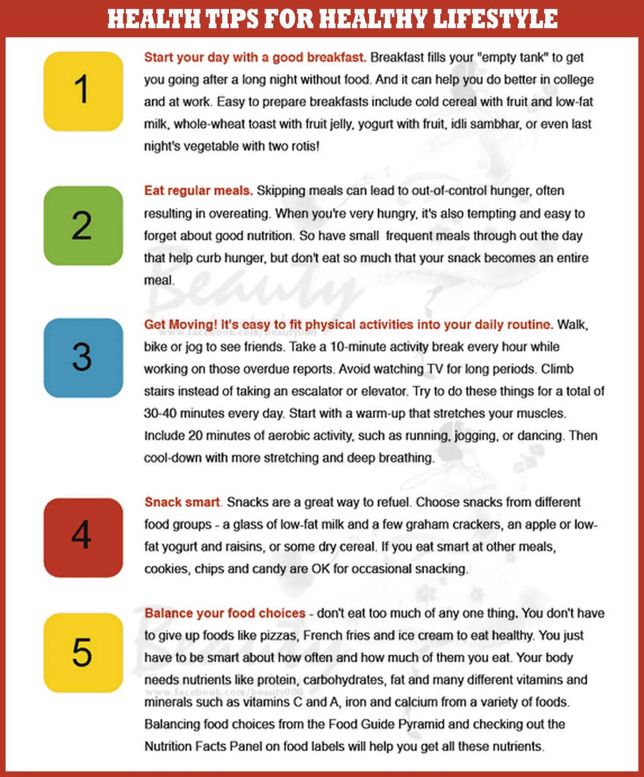 What are these tips. Healthy tips. regular meals. have regular meals. skipping meals.