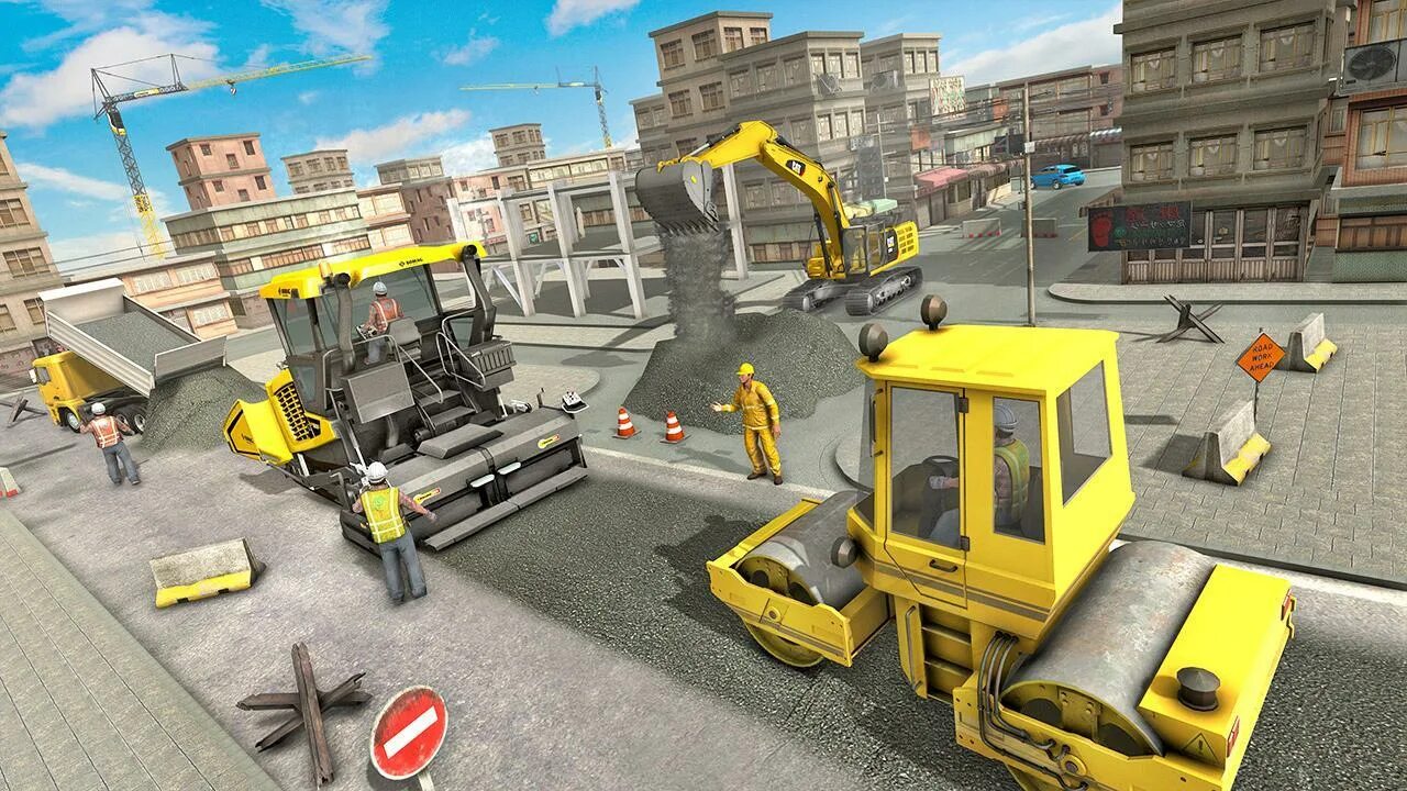 Building Construction Simulator. Build Simulator стройка. Игра про дорожников. Игра про строителя дорог.