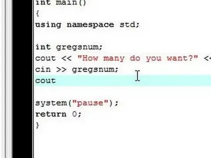 Using namespace std cout