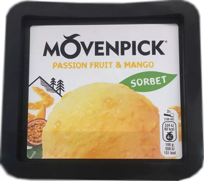 Мовенпик мороженое манго. Мовенпик манго маракуйя. Movenpick сорбет манго. Мороженое Movenpick манго маракуйя.