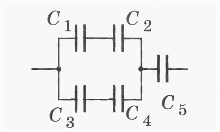 Схема смешанного конденсатора. Схемы соединения конденсаторов. Смешанное соединение конденсаторов схема. Батарея конденсаторов схема.