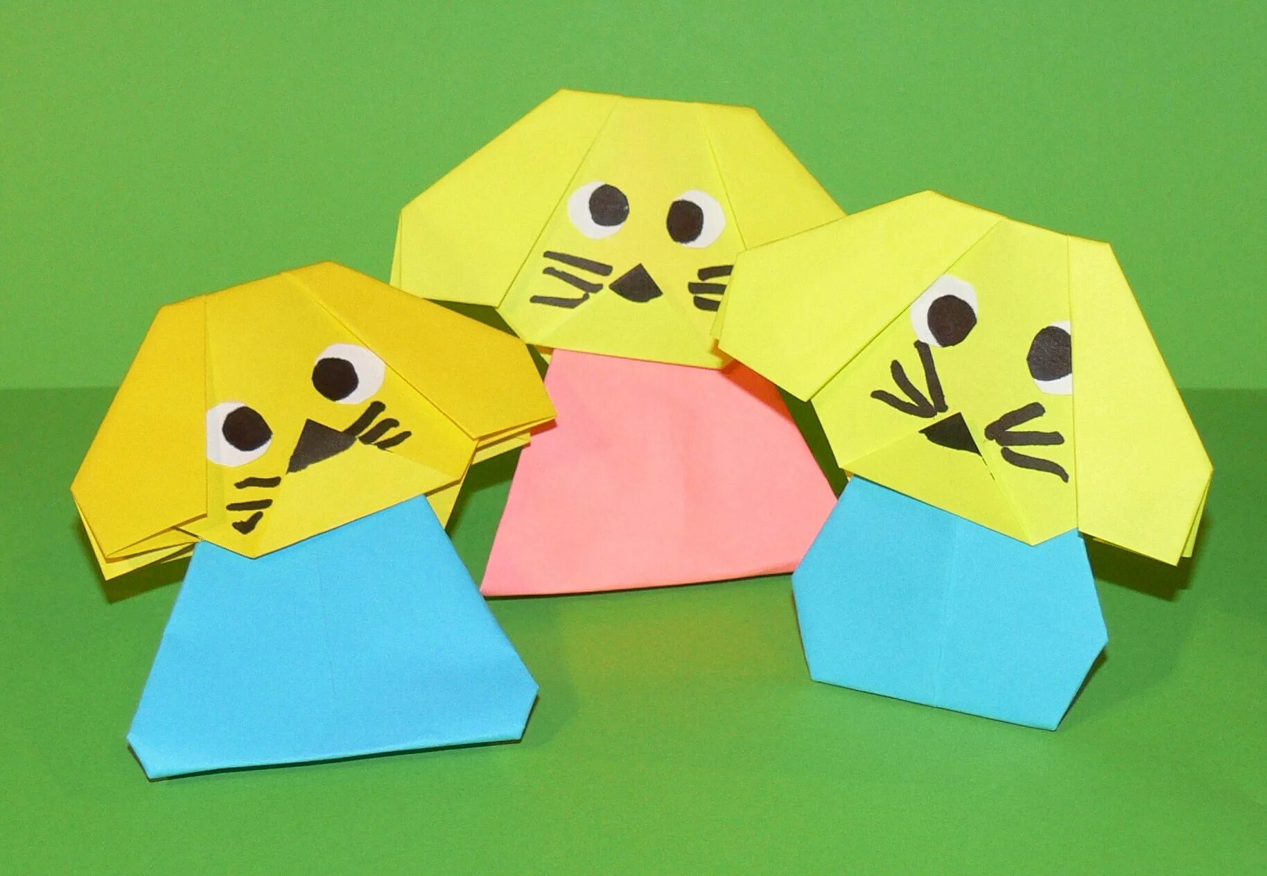 Поделки из бумаги для детей. Поделки из бумаги для дошкольников. Оригами для детей. Конструирование из бумаги для дошкольников. Оригами для детей в детском саду
