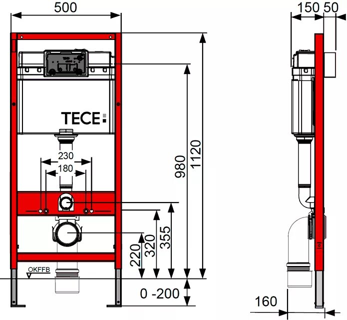 TECE 9 400 413. 9.400.005 ТЕСЕ монтажная рама для унитаза с клавишей в комплекте. 9.400.00 TECE. Инсталляция TECE Base 2.0. Туалет инсталляция размеры