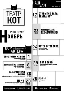 Театр кот воронеж