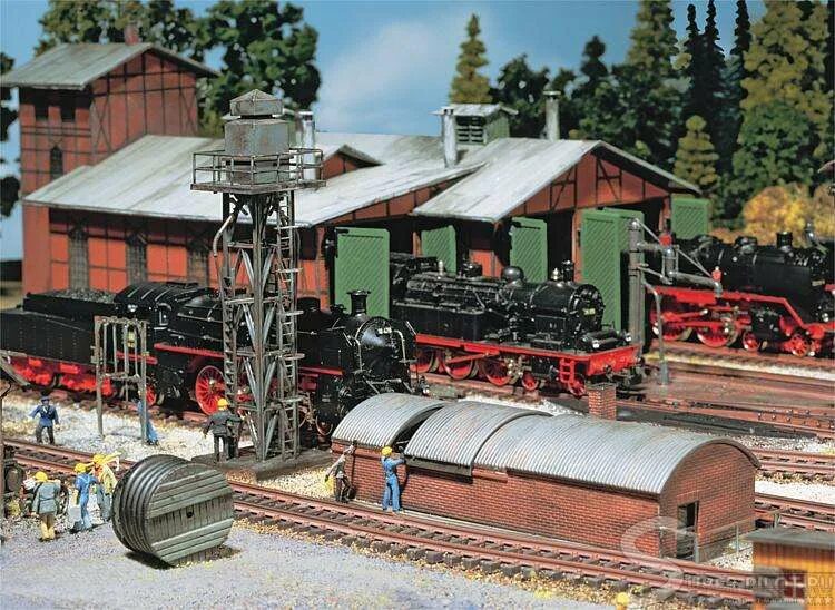 Паровоз заправка. Сооружения faller 1/87. vollmer 45708. песок для локомотивов. заправка песком бункера локомотива.