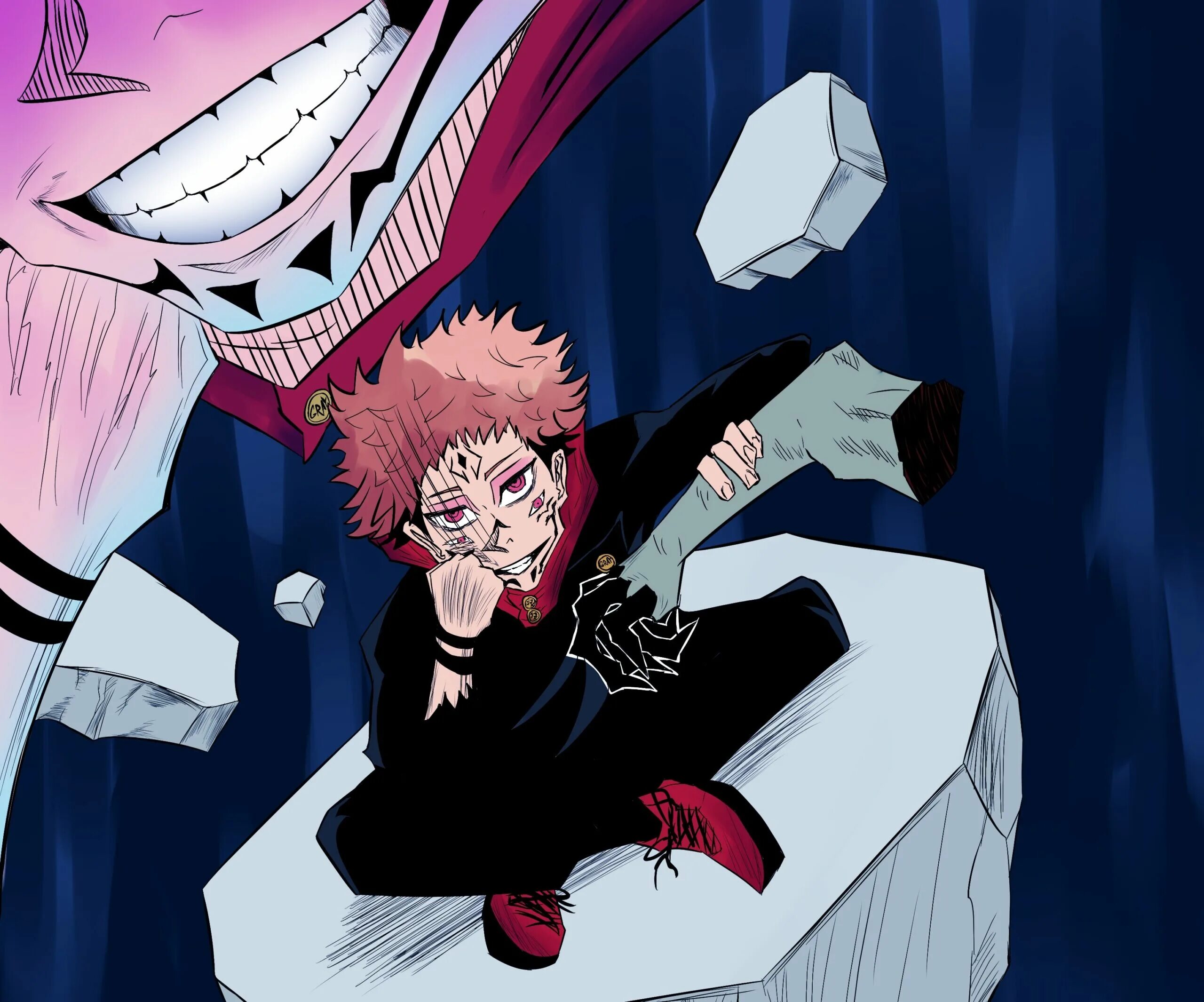 Магическая битва джитсу. Итадори юдзи. jujutsu kaisen аниме. jujutsu kaisen итадори юдзи. итадори юджи магическая битва.