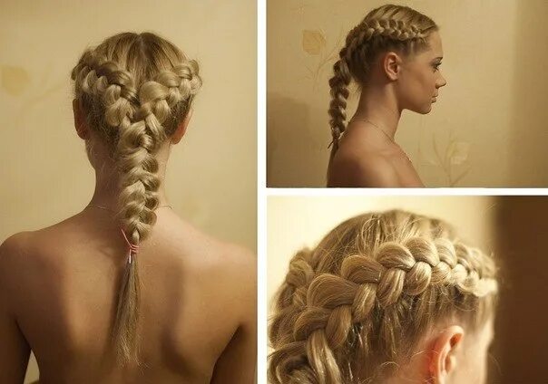 Прическа с плетением на длинные волосы. Braided hairstyle tutorial - YouTube