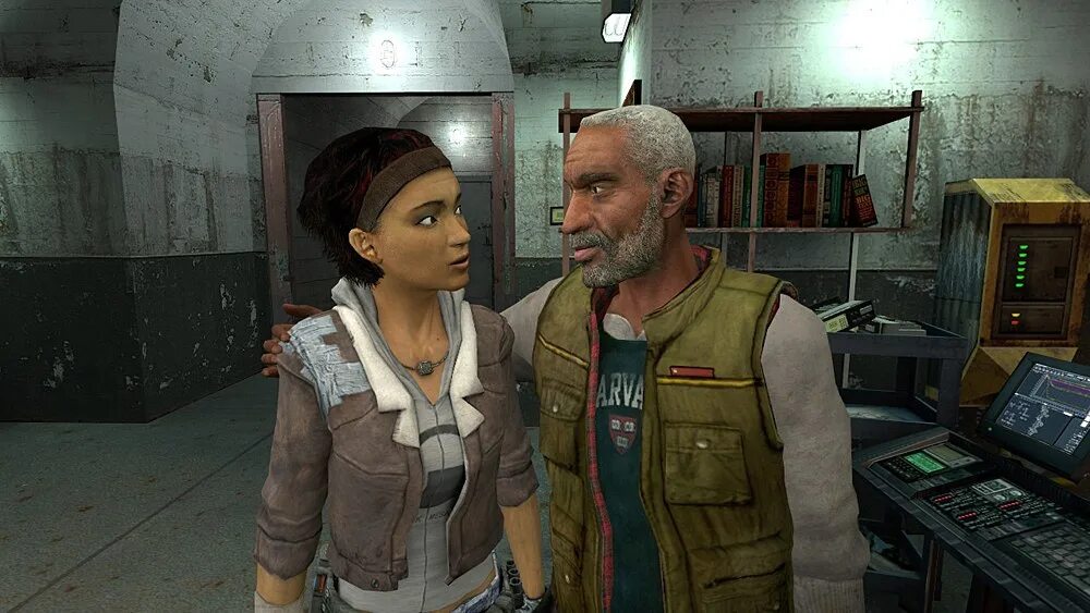 Халф лайф алекс сколько. Илай вэнс half life. half life 2 алекс. илай вэнс half life 2. отец алекс half life.