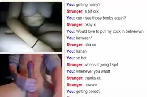 Slideshow omegle cock shock.