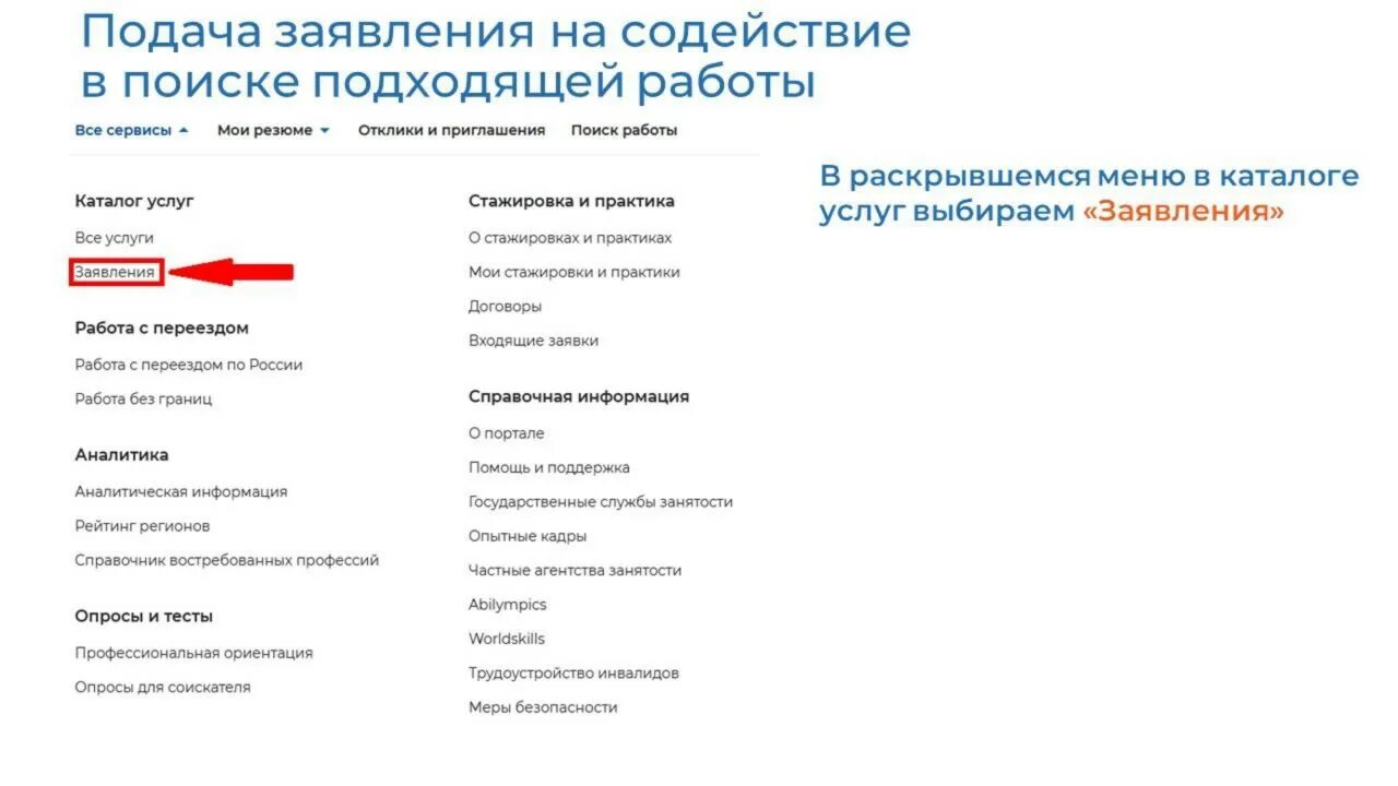 Платформа для подачи заявки. Платформа для подачи заявки